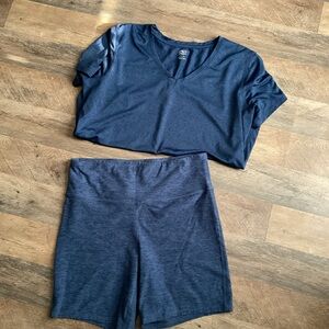 Athletic Works Women's Blue Athletic Shorts